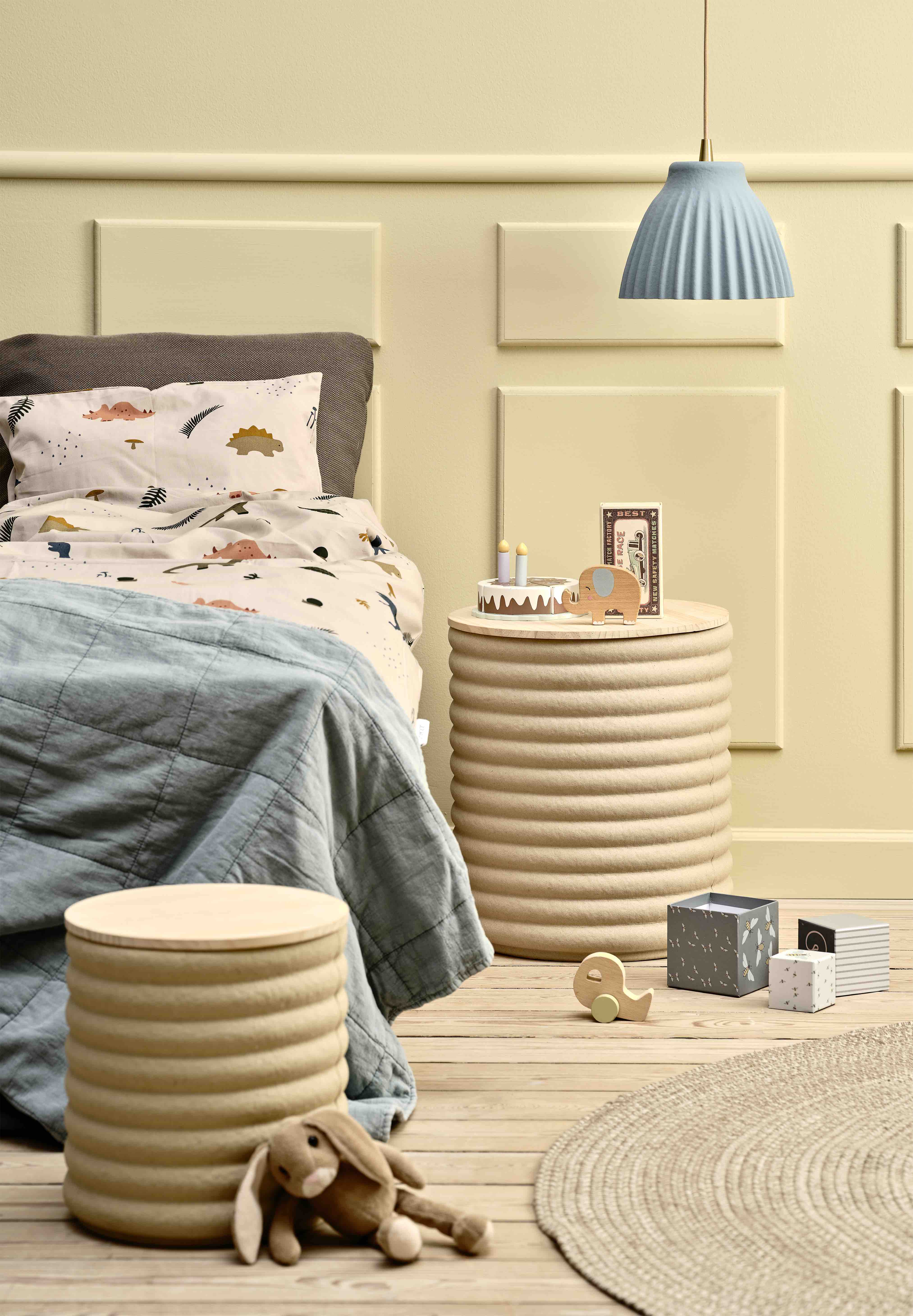 Soveværelse med 2 sideborde i beige