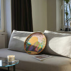 Kunsttryk i run træramme