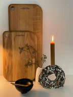 Tapasbrætter med dekorative genstande