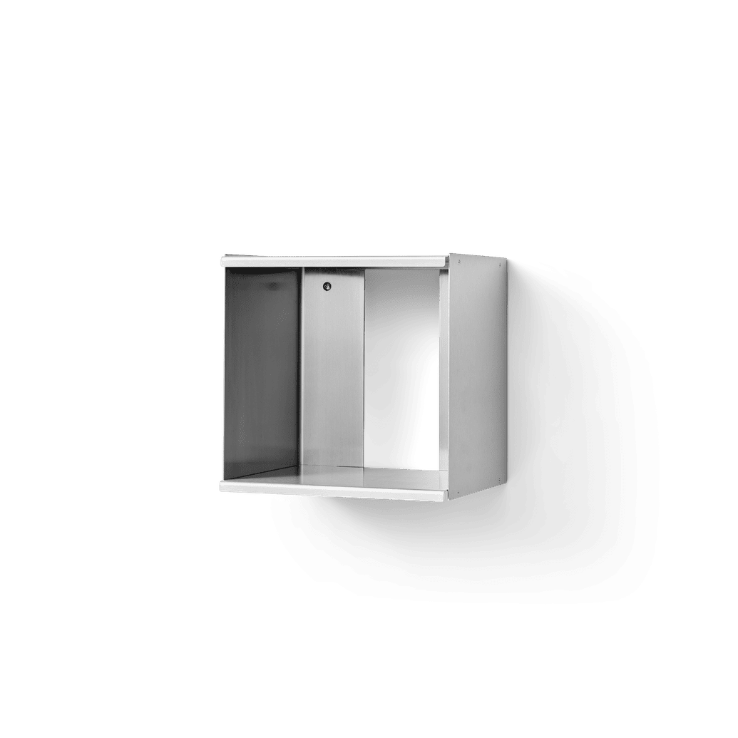 Taper Hyldekasse 34 x 35 i rustfri stål - Form & Refine