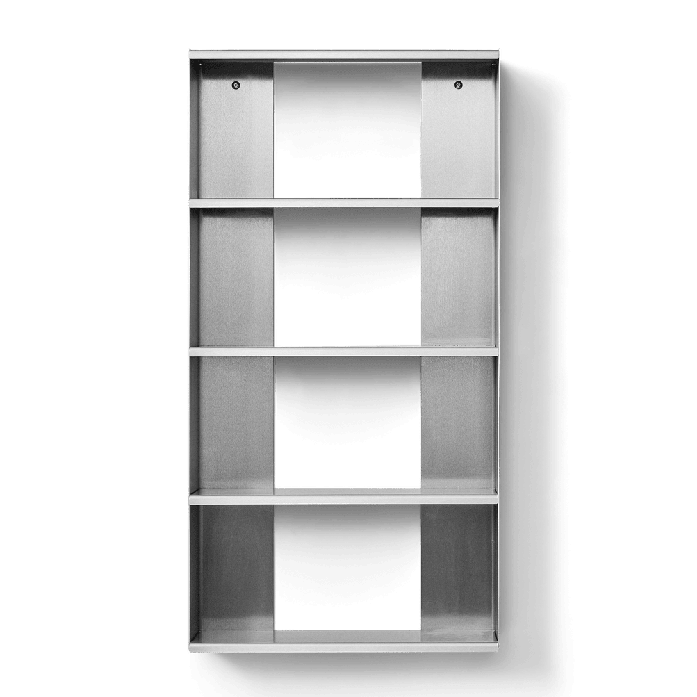 Taper reol 50 x 98 i rustfri stål - Form & Refine