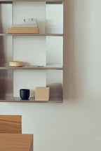 Taper reol 50 x 98 i rustfri stål - Form & Refine