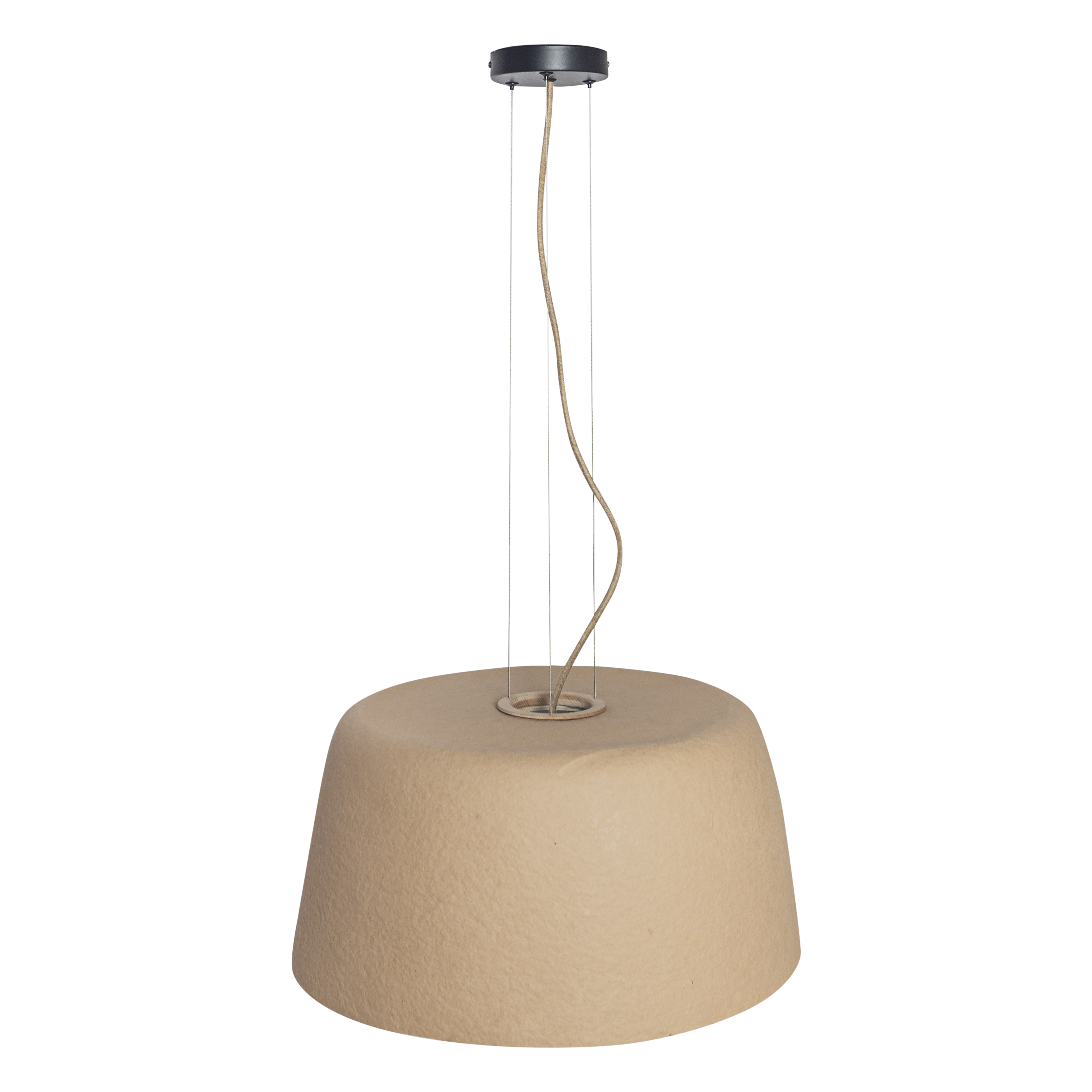 Loftlampe i genanvendt papir