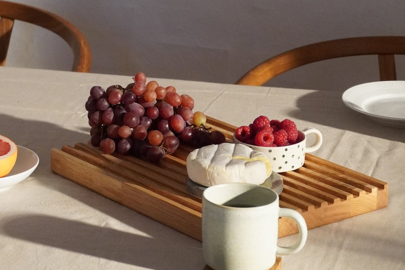 Skærebræt i egetræ