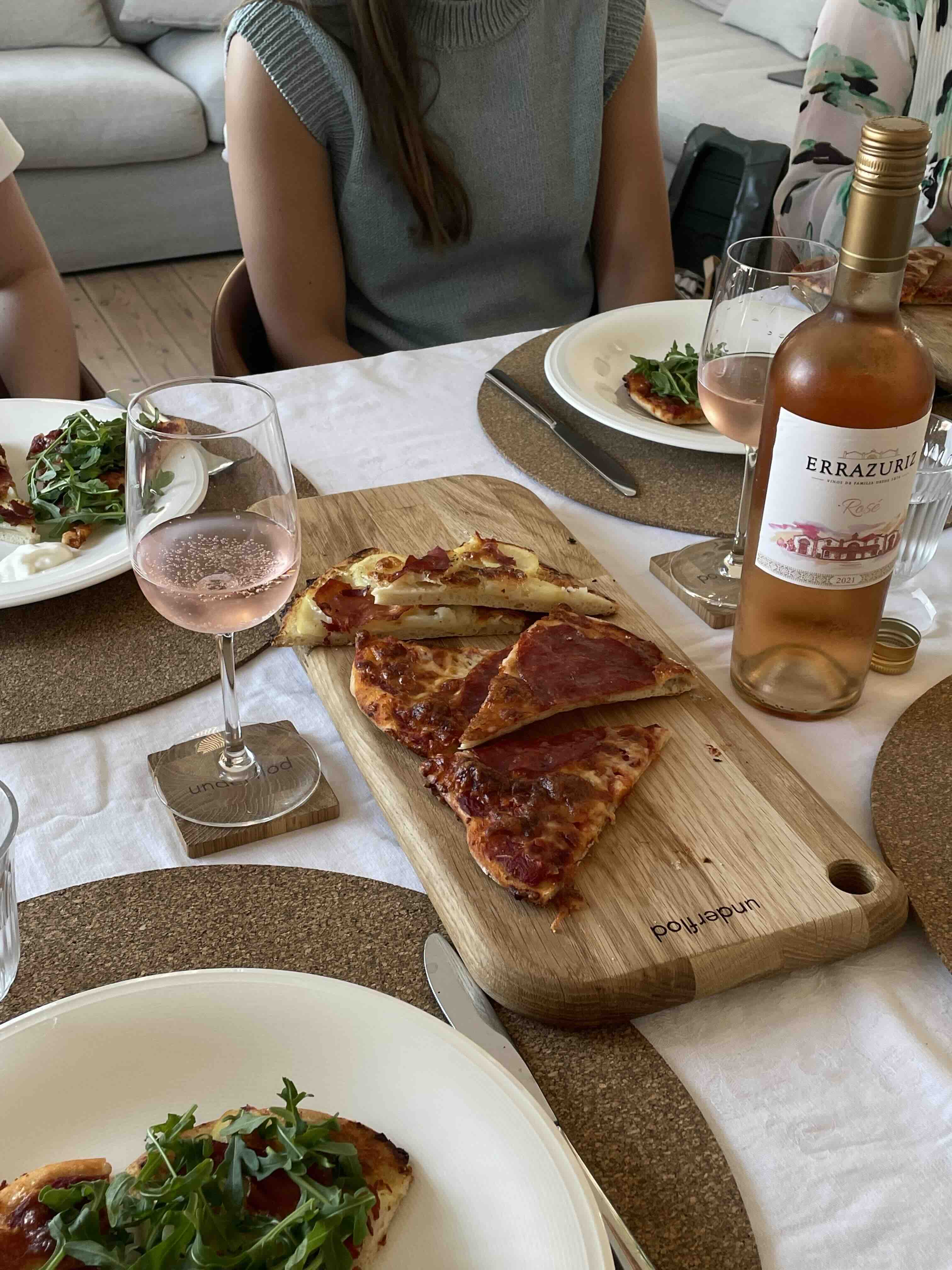 Pizza på tapasbræt