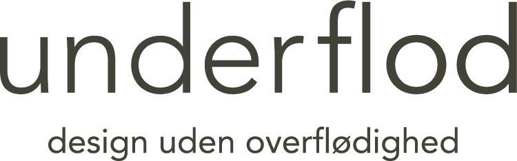 Underflod logo med hvid baggrund