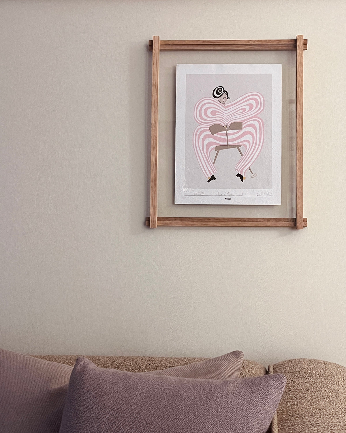 Art print, Donna di Teatro Lyserød - Noeje