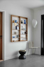 Sættekasse til væggen i egetræ