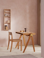 Field desk skrivebord i egetræ