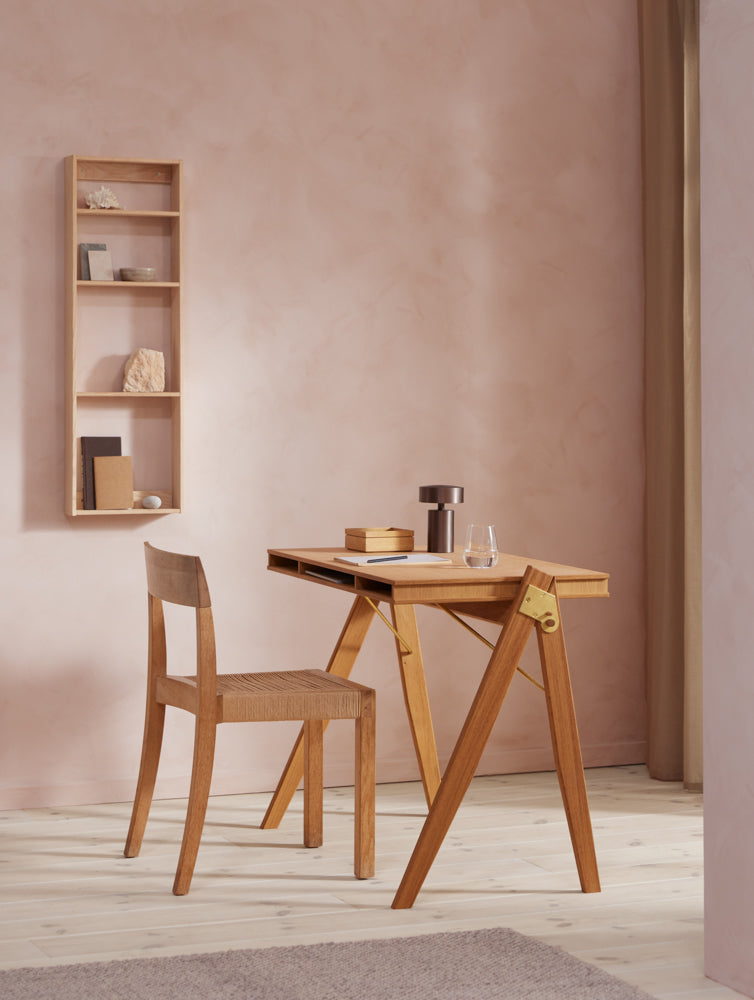 Field desk skrivebord i egetræ