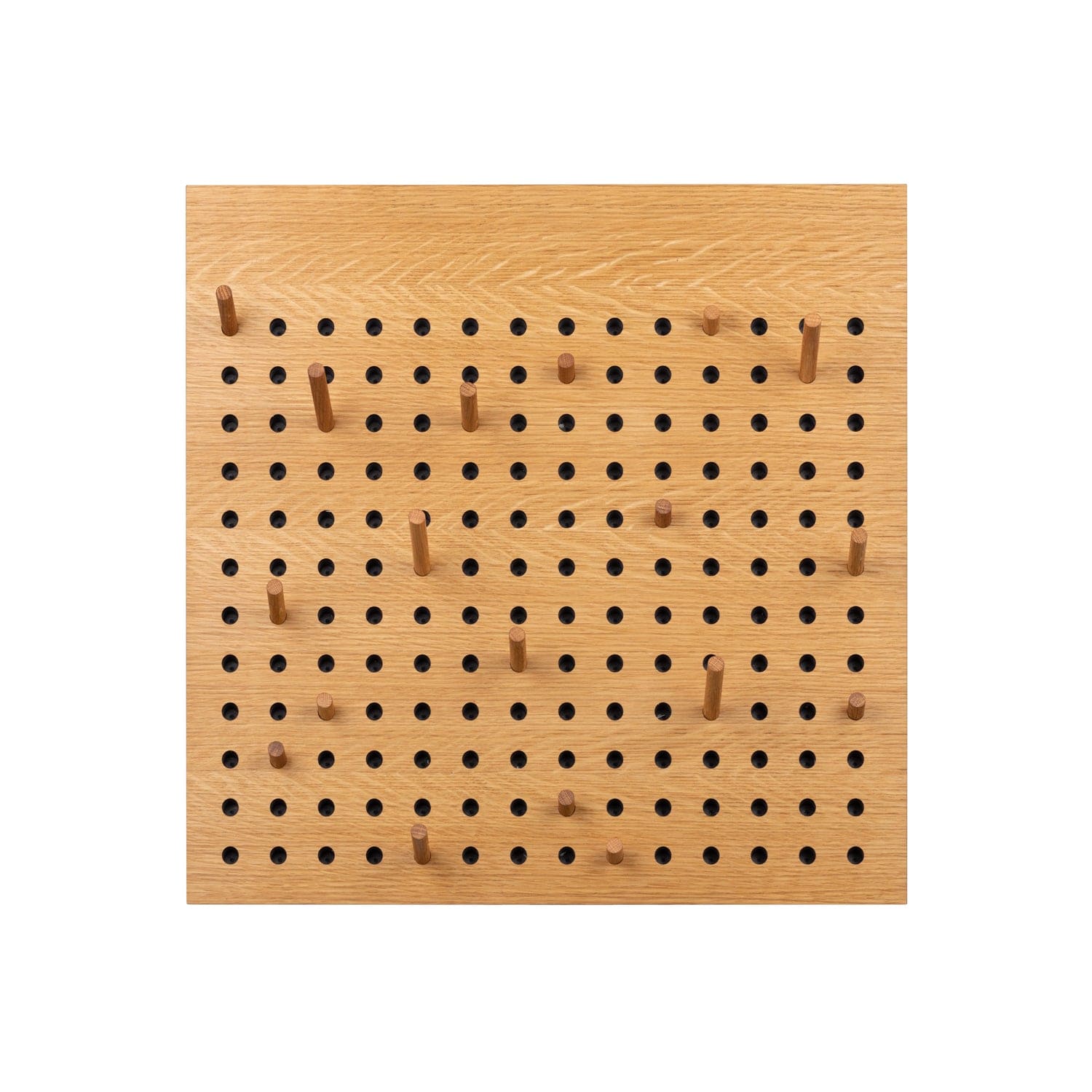 Scoreboard square i materialet oak. 