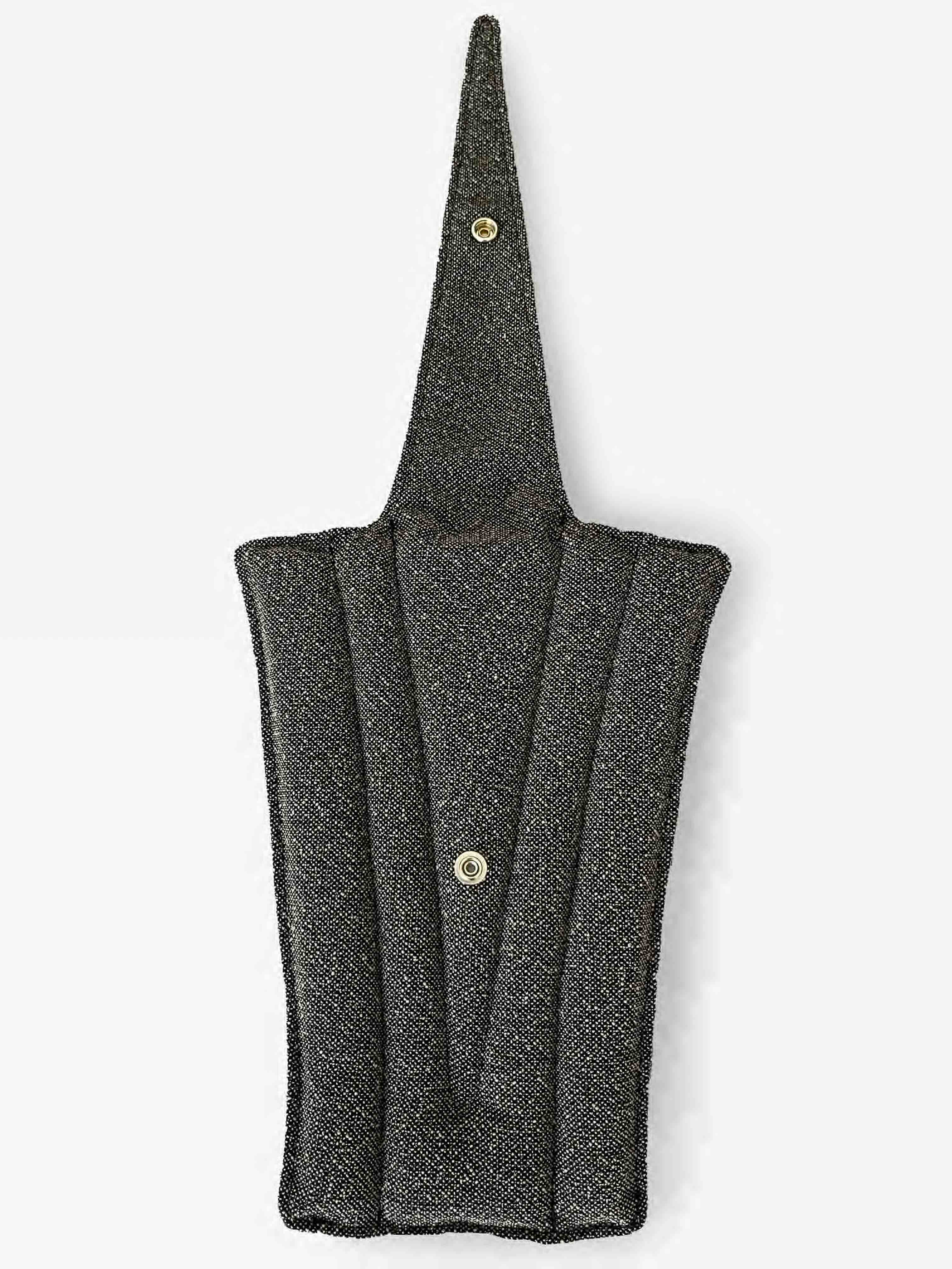 Ryghynde i tekstil med knap til Y-stole