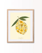 Kunsttryk med citron