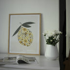 Kunsttryk med citron