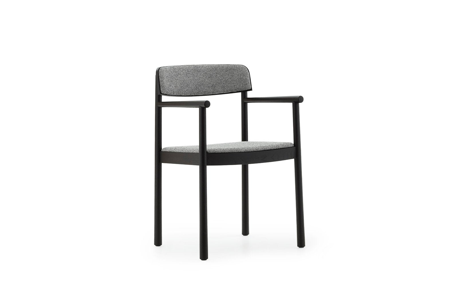 Timb spisebordsstol med polstring og armlæn - Normann Copenhagen