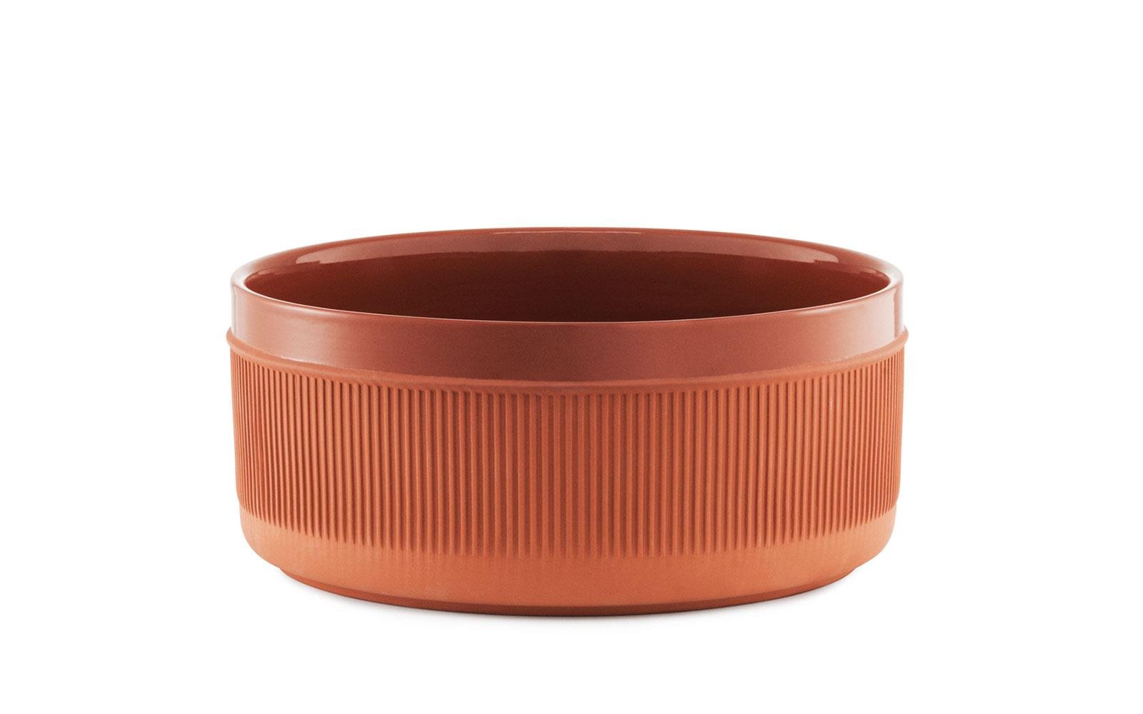 Terracotta farvet skål
