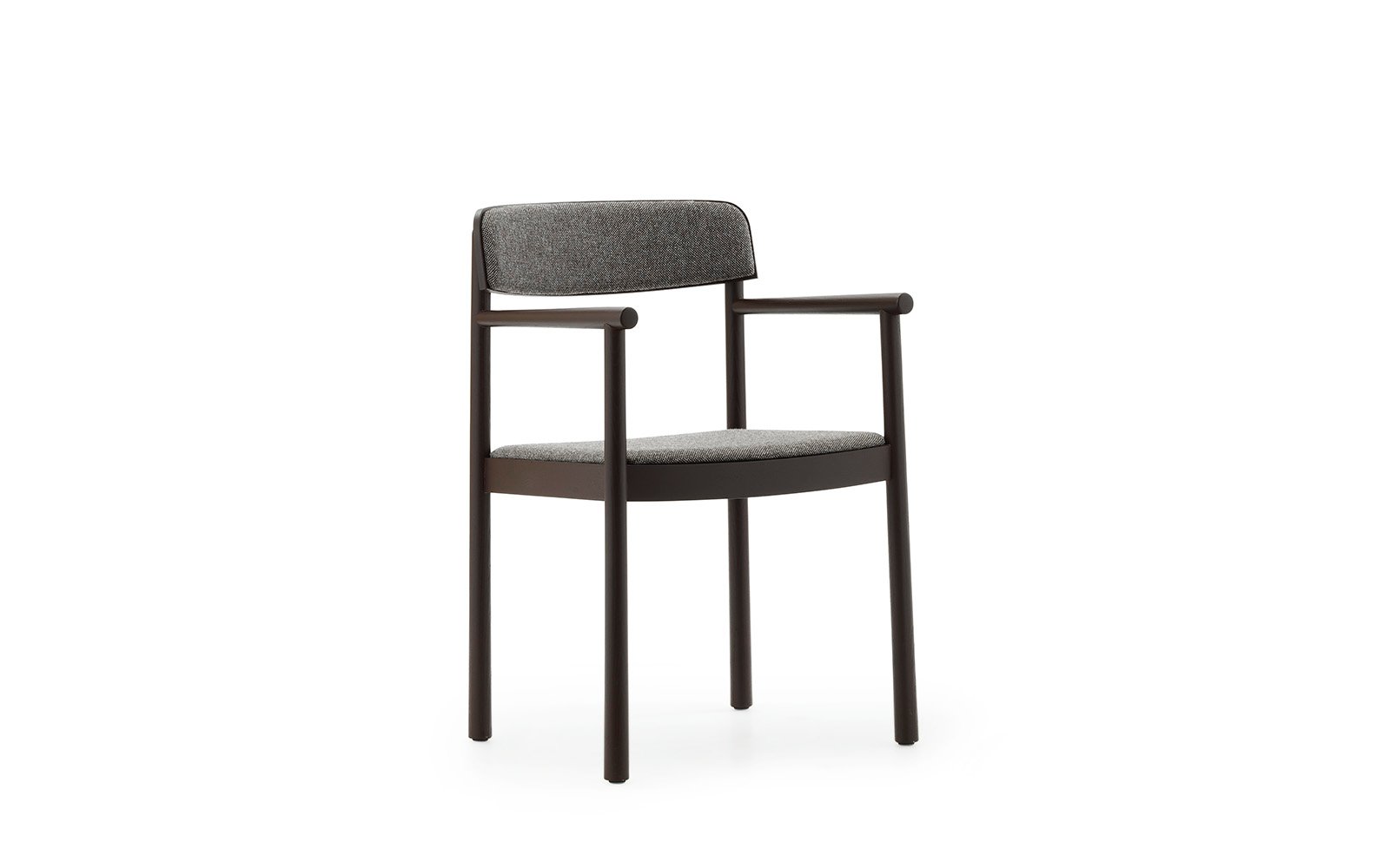 Timb spisebordsstol med polstring og armlæn - Normann Copenhagen
