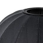 Loftlampe i sort nærbillede