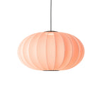 Loftlampe coral farvet med lys i