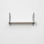 Hylde i hvid og sort 