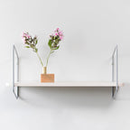 Hylde i hvid og grå