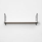 Hylde i hvid og sort 