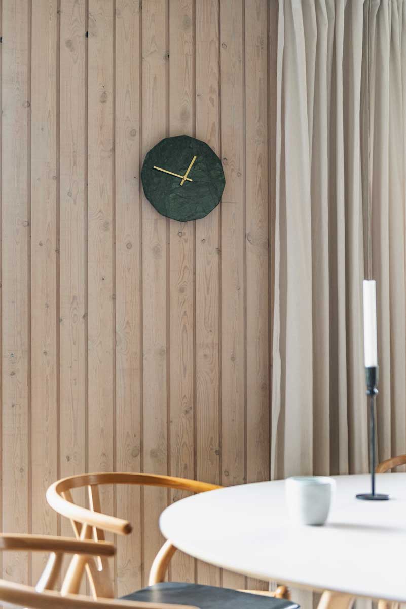 Marble Verde wall clock Ø28 - Hemverk